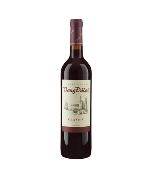 Rượu vang Đà Lạt Classic Red Wine , giá rượu vang đà lạt classic